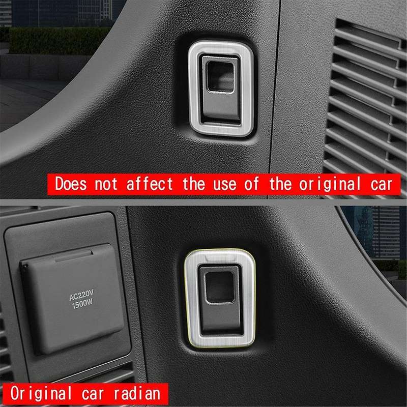 for Alphard/vellfire 40 Series 2023+ Stainless Steel Third Row Hook Frame Interior Trim Accessories