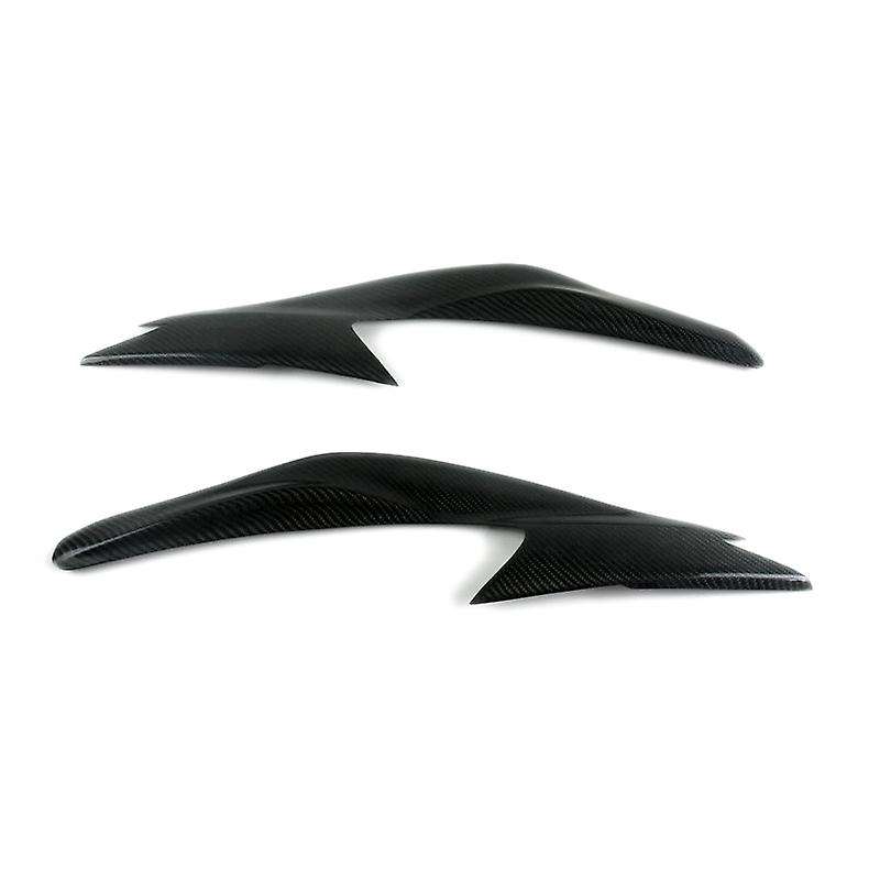 for Altima 2016 2017 2018 Headlight Lid Eyebrows Headlight Eyelids Decoration Cover Trim Carbon Fibe