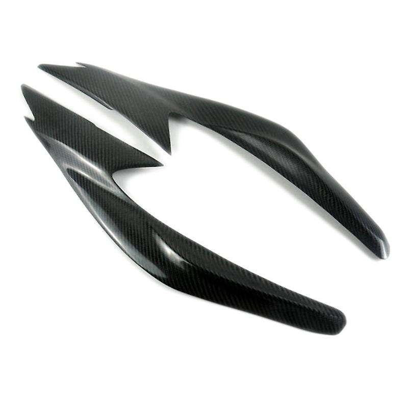 for Altima 2016 2017 2018 Headlight Lid Eyebrows Headlight Eyelids Decoration Cover Trim Carbon Fibe