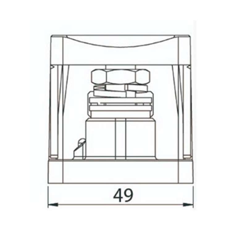 for Anl Fork Bolt Fuse Box Car One In Out High Current 150a Fuse Box
