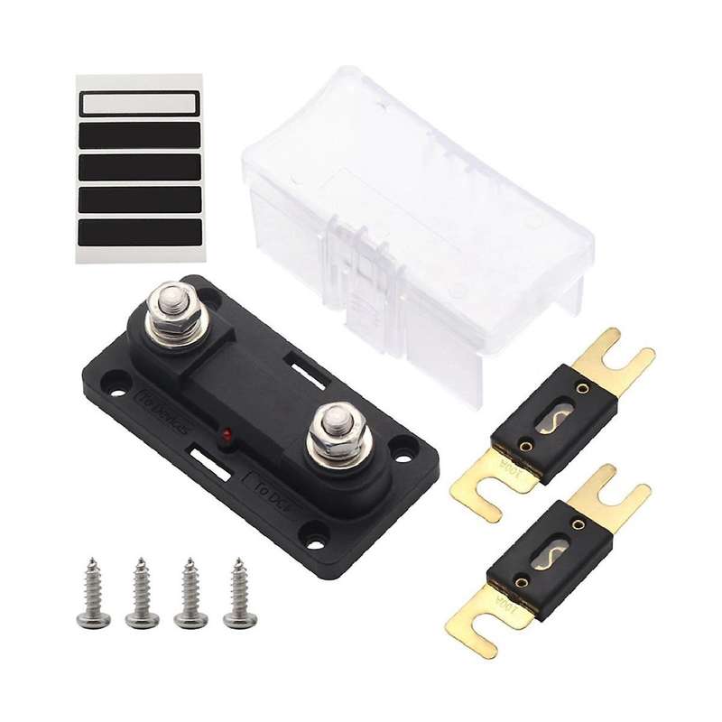 for Anl Fork Bolt Fuse Box Car One In Out High Current 100a Fuse Box