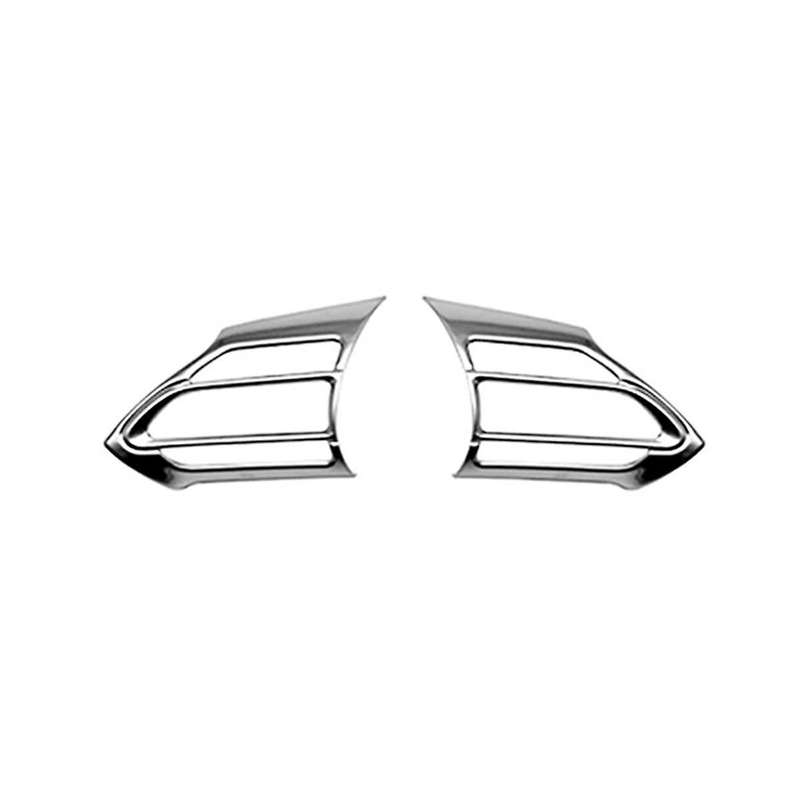 for Aqua/prius C 2020 2021 Car Abs Silver Interior Steering Wheel Cover Trim Moldings