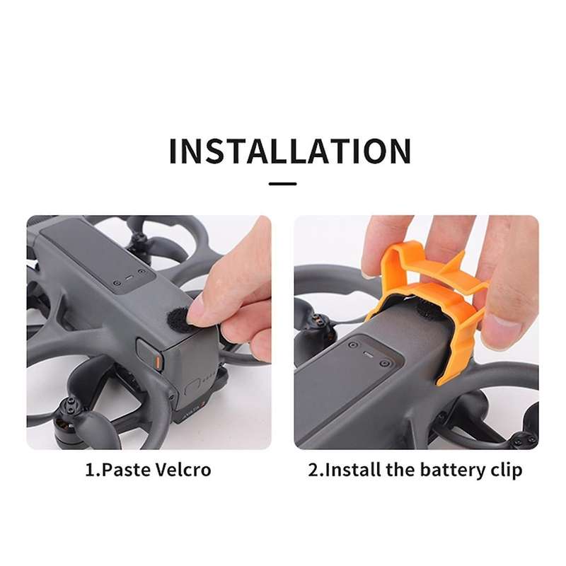 for AVATA 2 Flight Tail to Reduce Drag Airflow for AVATA 2 Tail Fixed Support Accessories Orange
