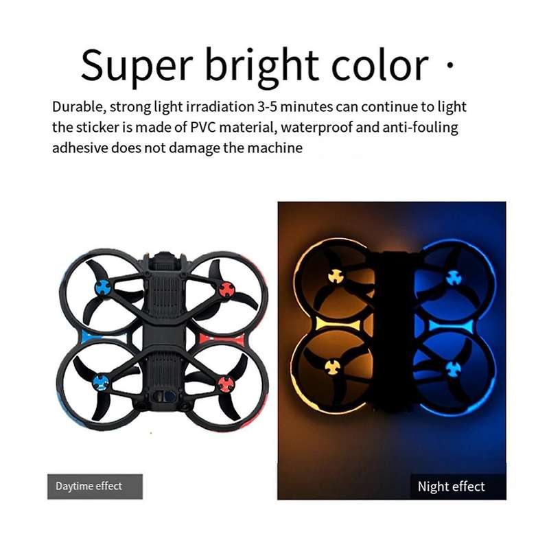 for Avata 2 Luminous Sticker Waterproof and Anti Fouling Night Light Sticker Fluorescent Color Acces