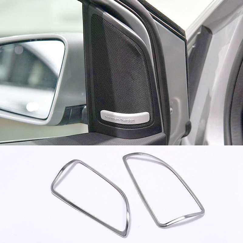 for B Class W246 2012-2018 Chrome ABS Door Audio Tweeters Speaker Cover Trim
