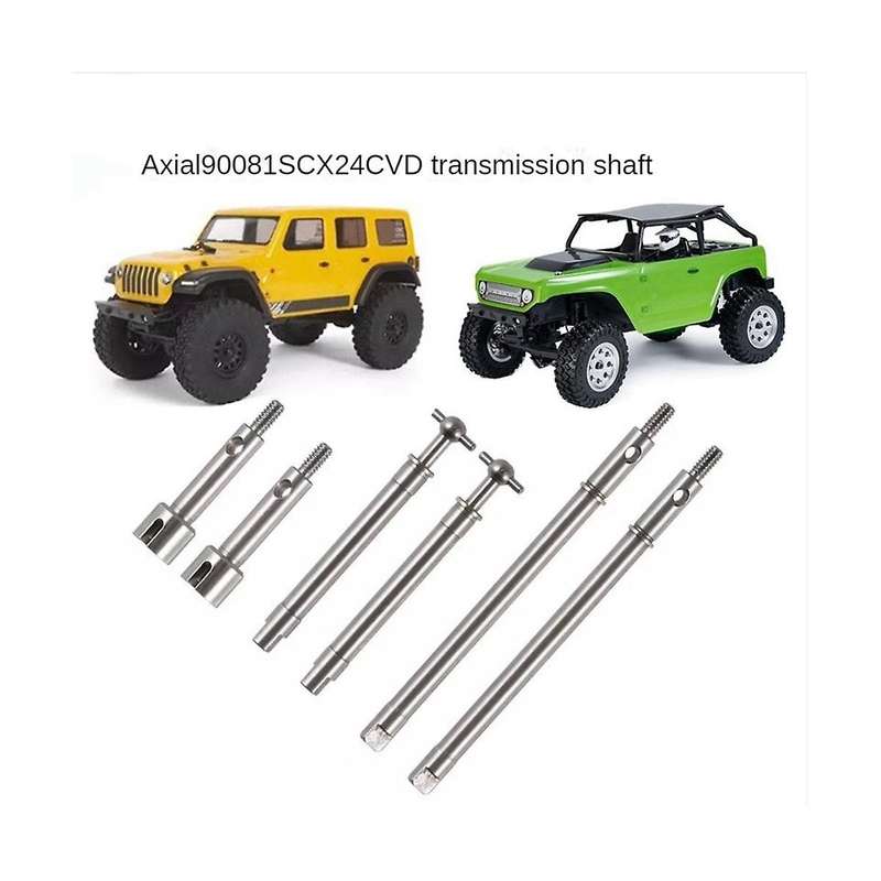 for Axial Scx24 90081 Model Car Front and Rear Steering Transmission Shaft Cvd Dog Bone Cup Axle Re