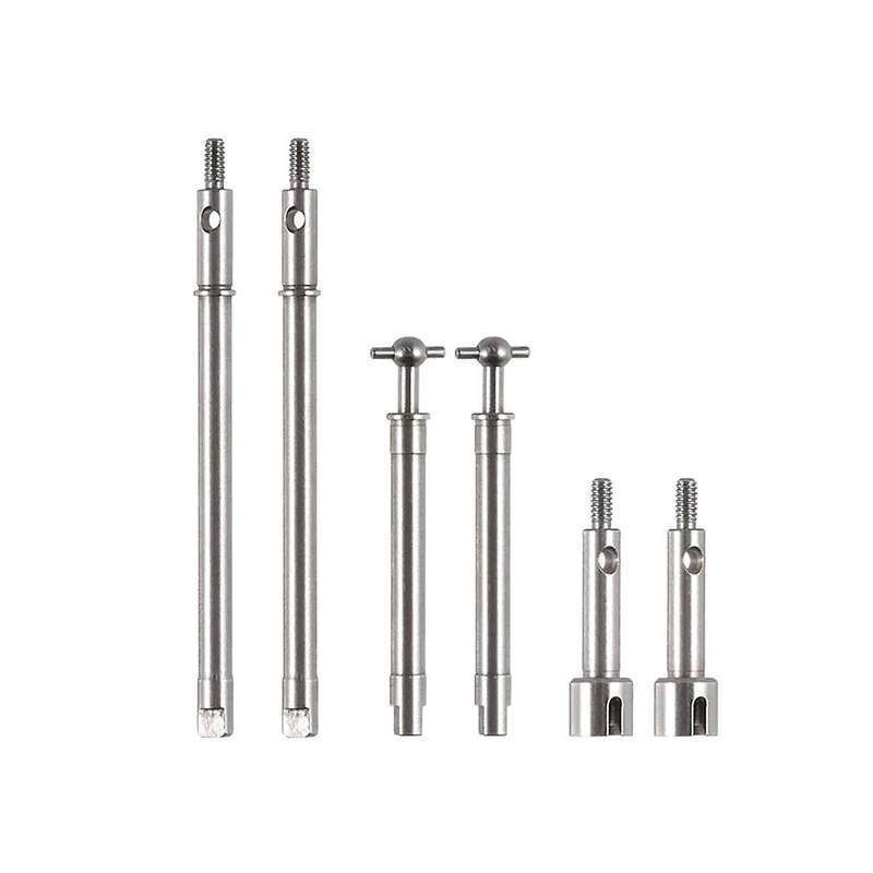 for Axial Scx24 90081 Model Car Front and Rear Steering Transmission Shaft Cvd Dog Bone Cup Axle Re