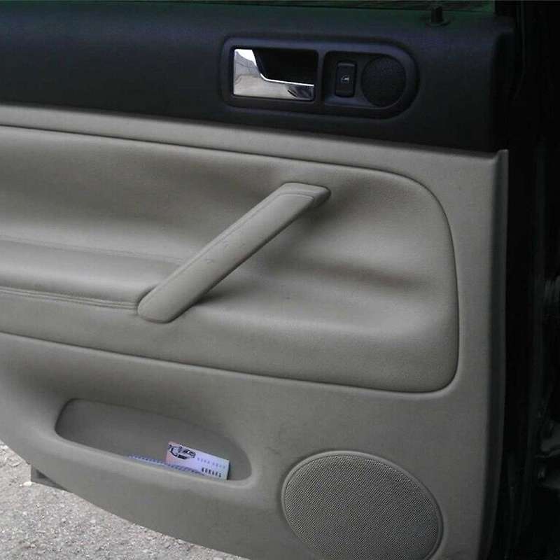 for B5 1998-2005 Carbon Fiber New Interior Door Handle Window Panel Trim 5Pcs