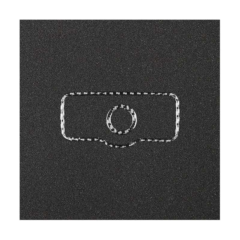 for B W247 2020-2023 Carbon Fiber Car Headlight Switch Frame Panel Decoration