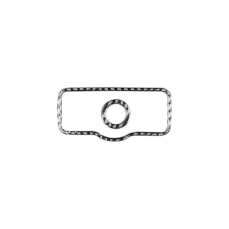 for B W247 2020-2023 Carbon Fiber Car Headlight Switch Frame Panel Decoration