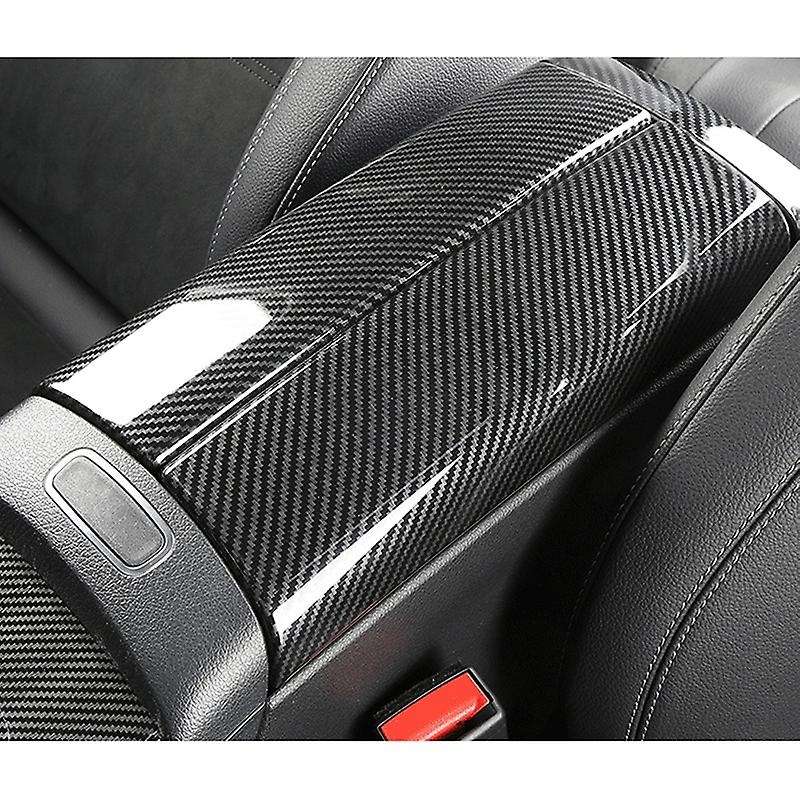 for B Class W247 X247 2019 2020 Silver ABS Car Interior Armrest Box Frame Cover Trim
