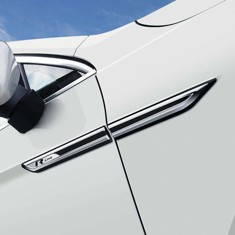 for B8 Chrome Car Side Decoration Sticker Car Trim Accessories