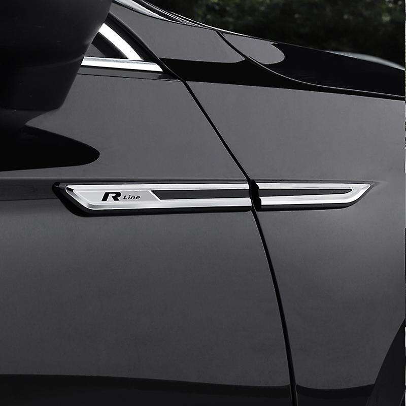 for B8 Chrome Car Side Decoration Sticker Car Trim Accessories