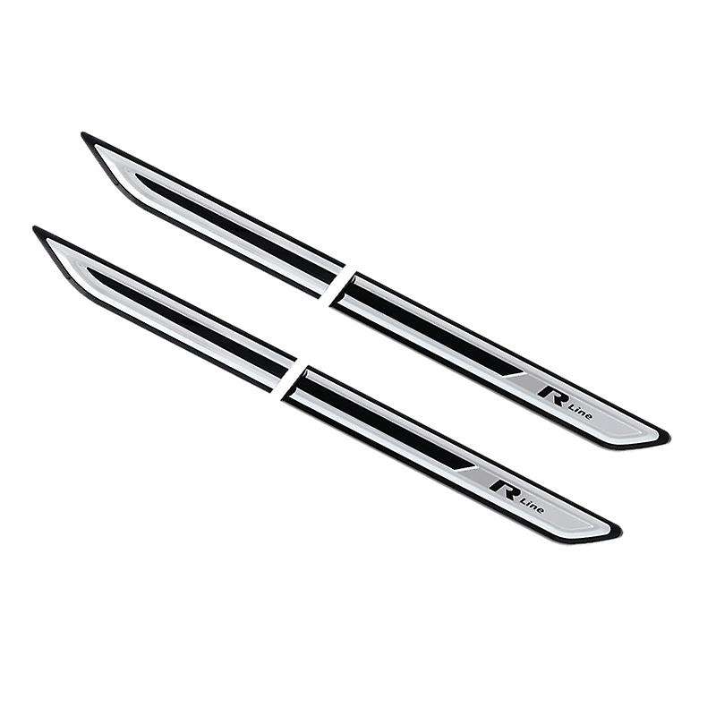 for B8 Chrome Car Side Decoration Sticker Car Trim Accessories