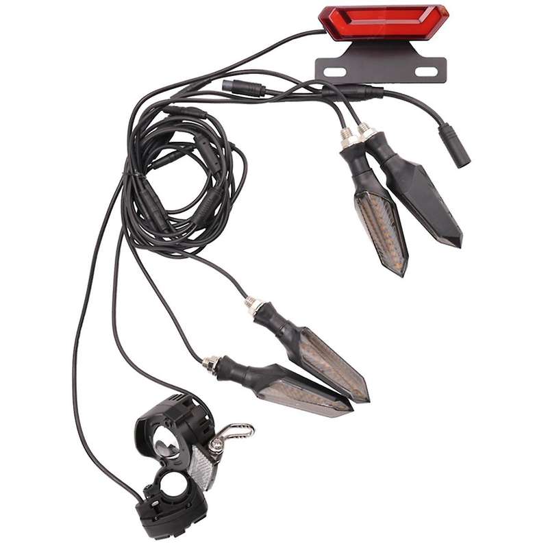 for BBS01 BBS02 Electric Bike 24V/36V/48V Headlight Front Rear Turn Signal Light Brake Light Ebike C