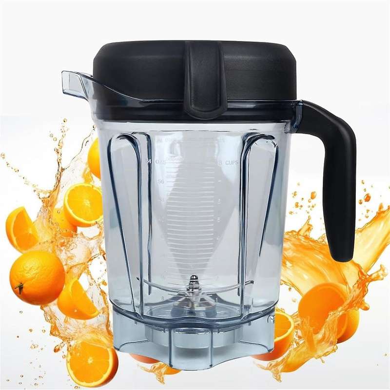 for Blender Pitcher 64oz Low-Profile Replacement for 750, 5200, 5000, 6300, 7500 Container Jar Cup