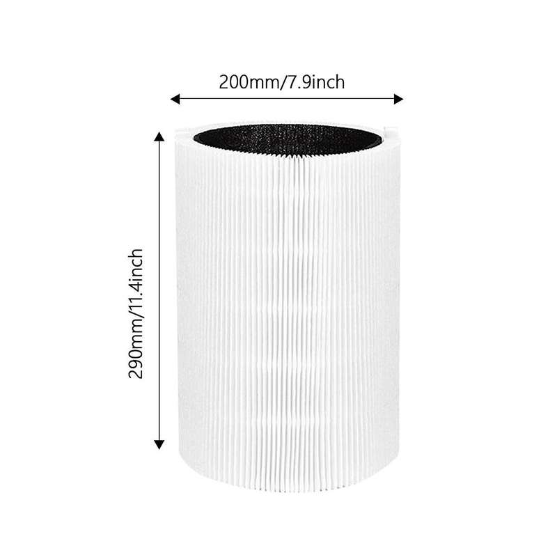 for Blue Pure 411 Series Smokeblock Replacement Filter, Fits Blue Pure 411 Auto, 411 and 411+ 2pc
