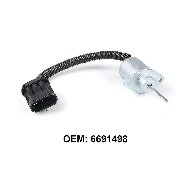for Bobcat 6691498 Shut Off Solenoid S130 S150 S160 S175 S185 S205 S450