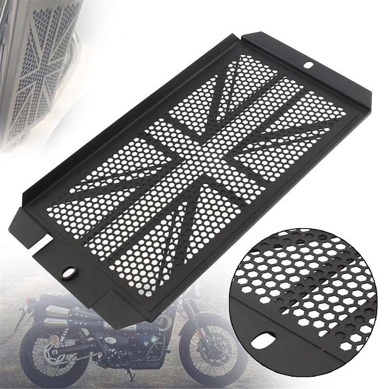 for Bonneville T100 T120 Street Scrambler Motorcycle Radiator Guard Grille Cover Water Tank Net