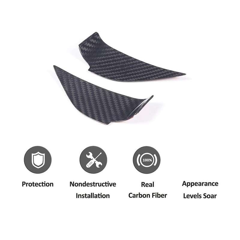 for BRZ 2022 Dry Carbon Fiber Car Inner Door Handle Bowl Cover Trim Decoration Sticker Accessories -