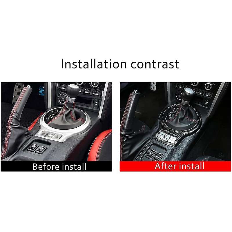 for Brz 86 2012-2020 Console Side Strip Gear Shift Panel Decor Cover Frame Car Accessories