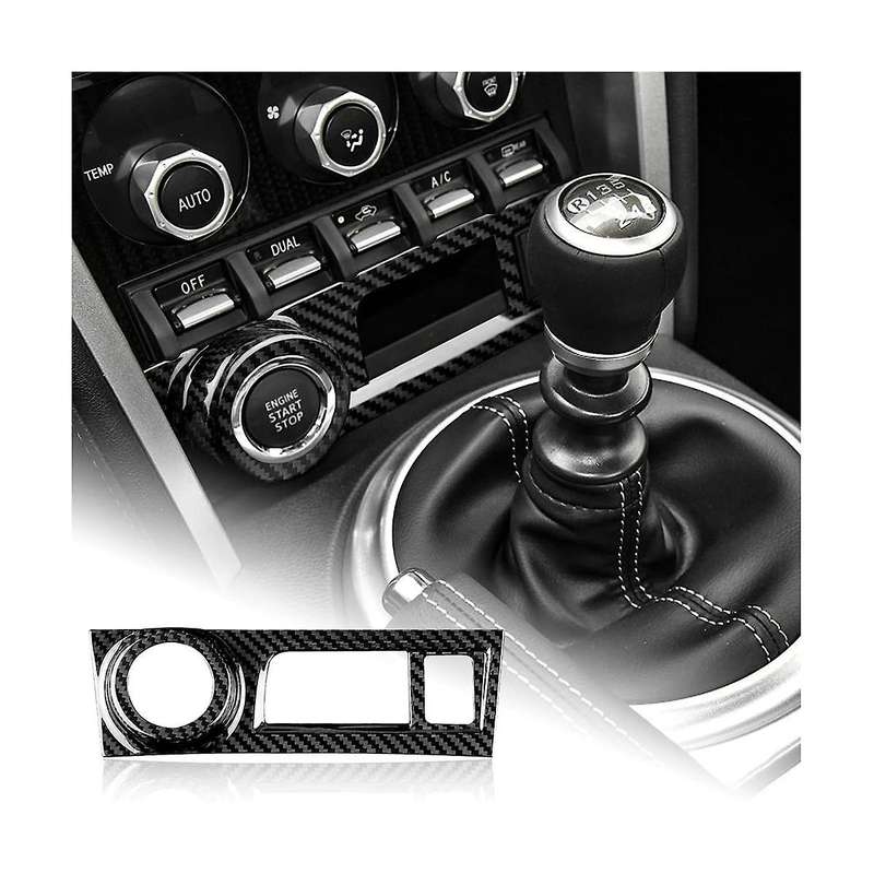 for BRZ 86 2012-2021 Dry Carbon Fiber Car Center Console Start Button Frame Cover Trim Accessories,