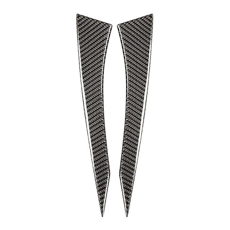 for BRZ 86 Carbon Fiber Rearview Mirror Anti-Collision Strip Decorative Sticker(Black)