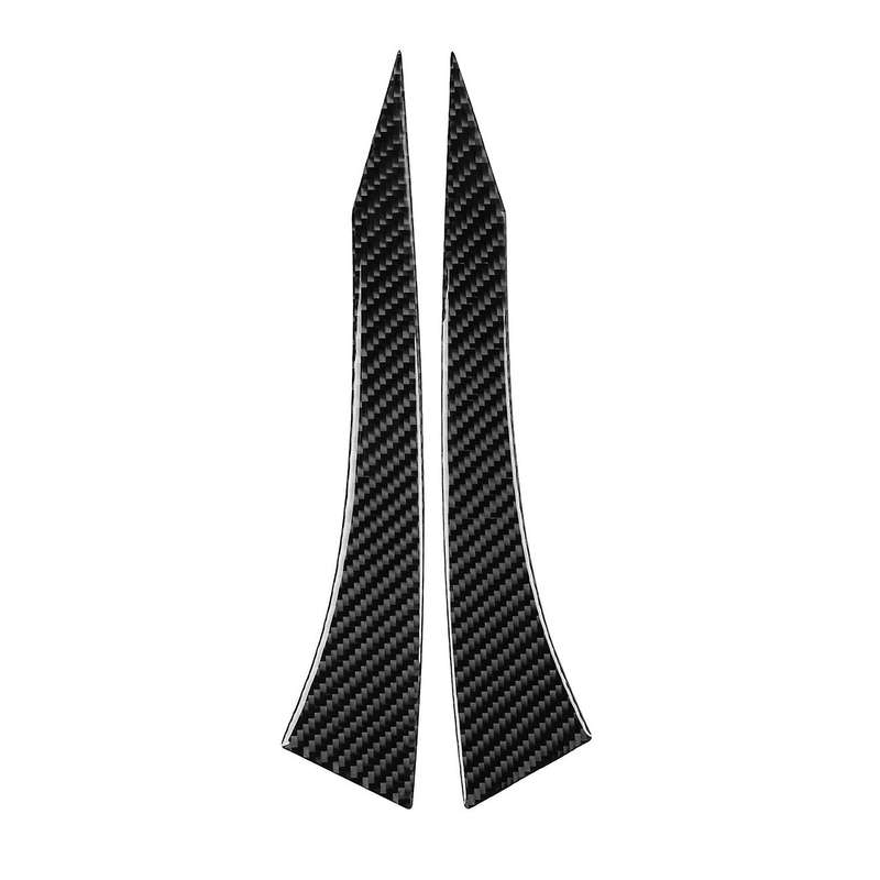 for BRZ 86 Carbon Fiber Rearview Mirror Anti-Collision Strip Decorative Sticker(Black)