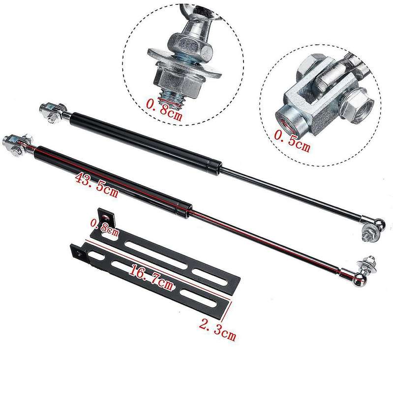 for Brz 86 GT86 2012- 2017 Front Hood Supports Gas Struts Engine Props Hydraulic Rod