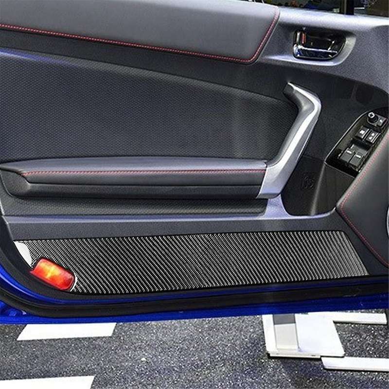 for BRZ 86 GT86 17-19 Carbon Fiber Inner Door Panel Trim Cover Interior Accessories Decorative Stick