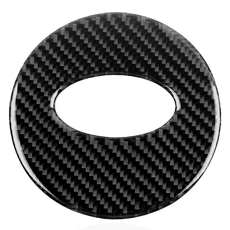 for BRZ 86 2013-2017 Real Carbon Fibre Car Steering Wheel Center Cover Trim Stickers Accessories