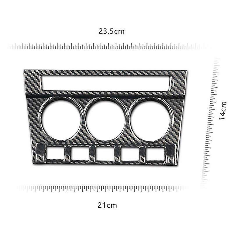 for BRZ 86 AC A/C Warning Light Dashboard Switch Panel Center Console Carbon Fiber Cover Trim Bezel