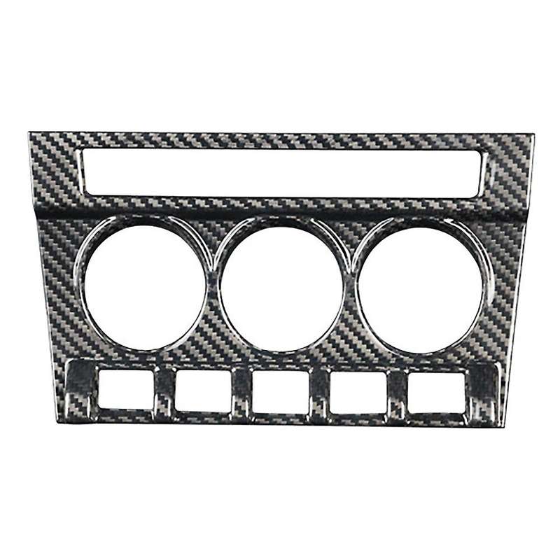 for BRZ 86 AC A/C Warning Light Dashboard Switch Panel Center Console Carbon Fiber Cover Trim Bezel
