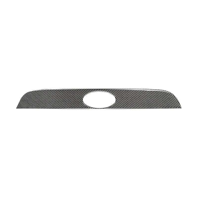 for BRZ 86 Carbon Fiber Rear Car Tail Label Trim Strip Car Exterior Sticker Accessories(Black)