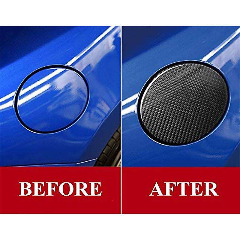 for BRZ 86 2014-2019 Carbon Fiber Fuel Tank Cap Decoration Cover Trim Sticker Car Accessories