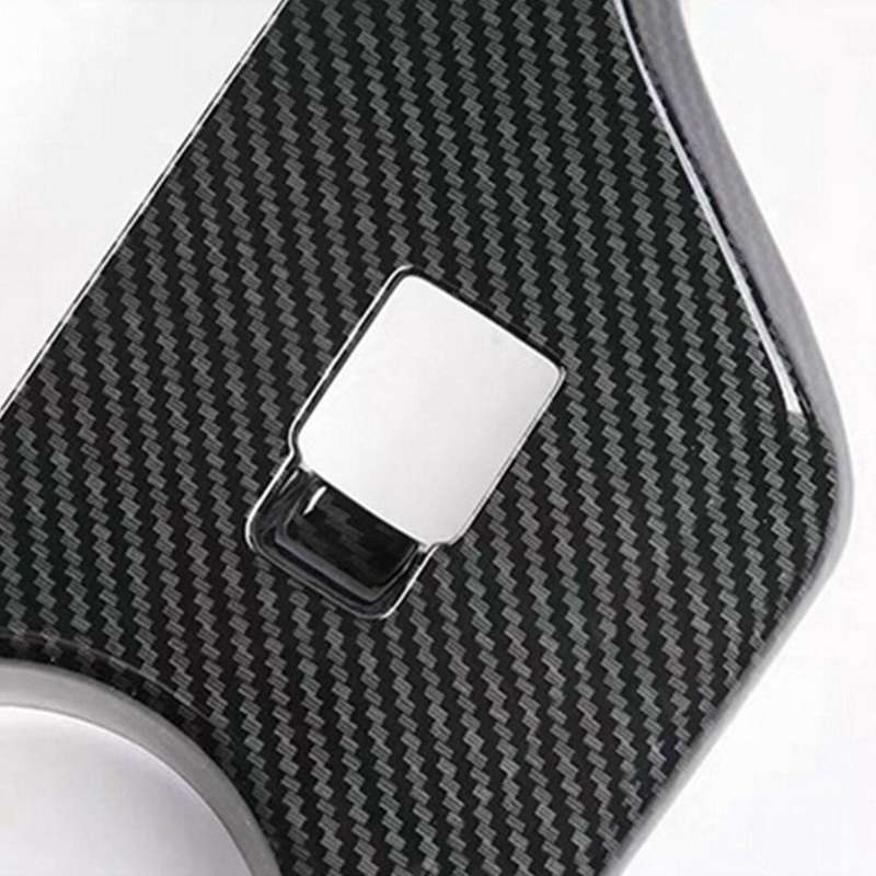 for C- 2016-2021 Window Switch Panel Cover Window Switch Panel Glass Lifting Control Carbon Fiber