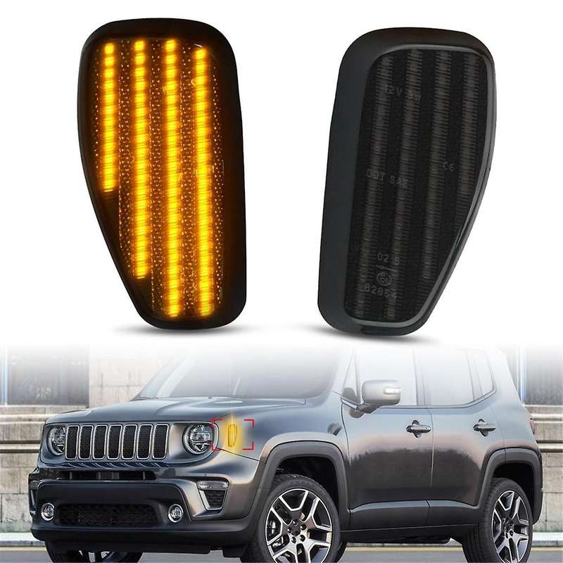 for BU 2014-2021 LED Front Side Marker Light Turn Signal Light Conversion Kit 68256049AA CH2551134