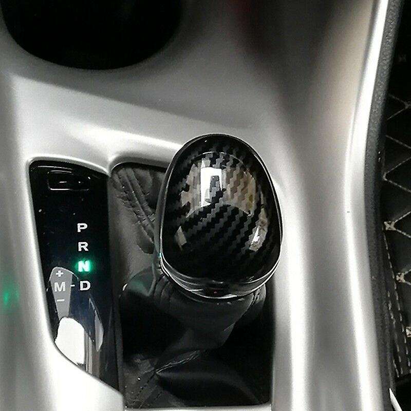 for C- 16-19 Carbon Fiber Shift Knobs Shift Lever Shift Decorate Cover Trim