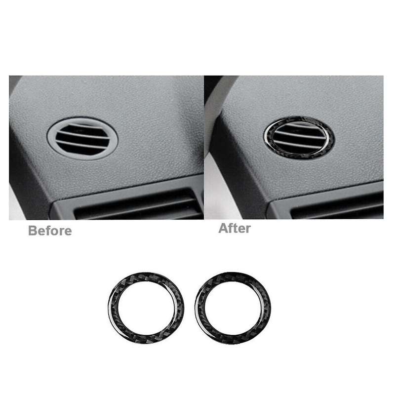for C Class W204 07-10 Carbon Fiber Upper Outlet Trim