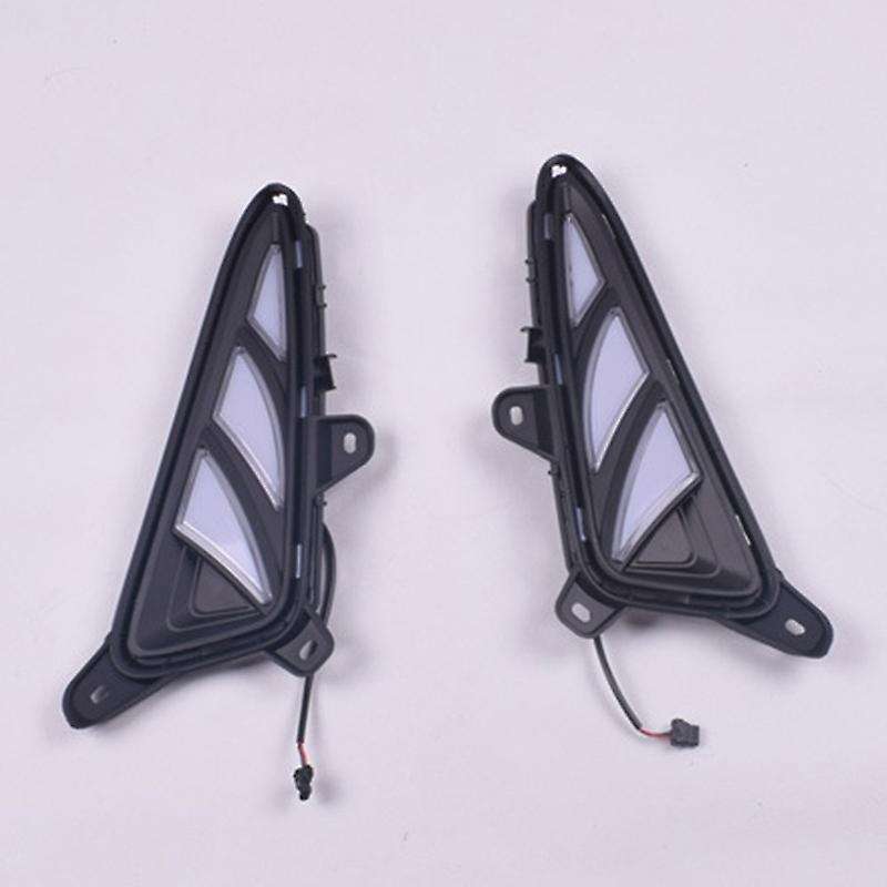 for C- 2017 2018 Led Daytime Running Light Fog Lamp Cover Drl Bumper Lights Turn Signal Lamp Dimmer