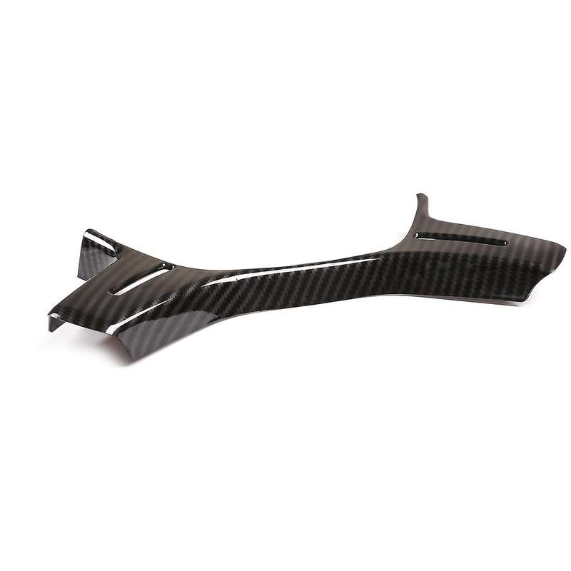for C Class W204 2011-2013 Carbon Fiber Steering Wheel Frame Panel Cover Decorate Trim