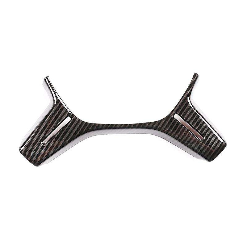 for C Class W204 2011-2013 Carbon Fiber Steering Wheel Frame Panel Cover Decorate Trim