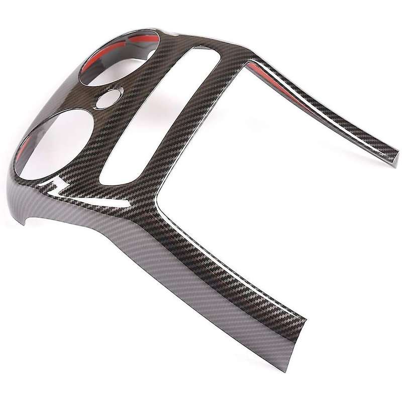for C Class W205 2019 2020 Car Carbon Fiber Rear Air Conditioning Outlet Vent Frame Armrest Anti-Kic