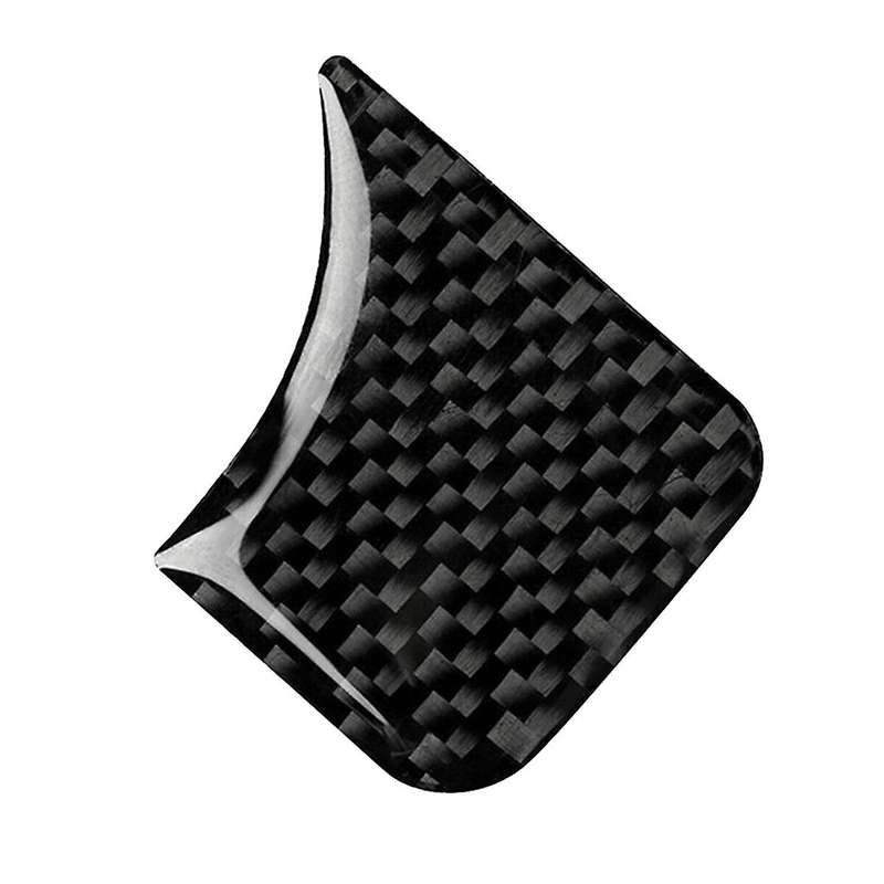 for C Class W204 Real Carbon Fiber Car Headlight Switch Decor Cover Trim