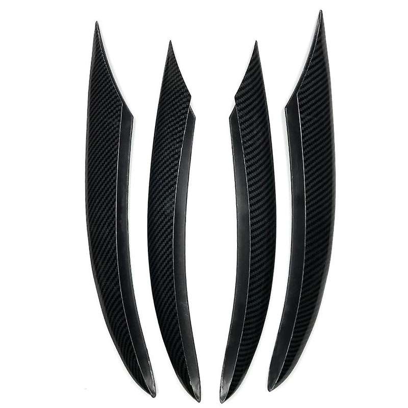 for C Class W205 C180L C260 C300 2019-2021 Air Intake Grille Strips Trim Car Accessories 4Pcs Carbon