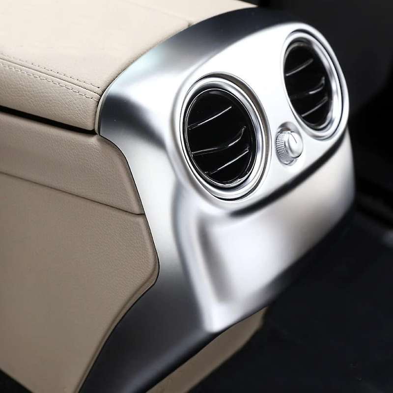 for C Class W205 C180 C200 2014-2018 Car Center Console Armrest Rear Air Outlet Vent Anti-Kick Cover