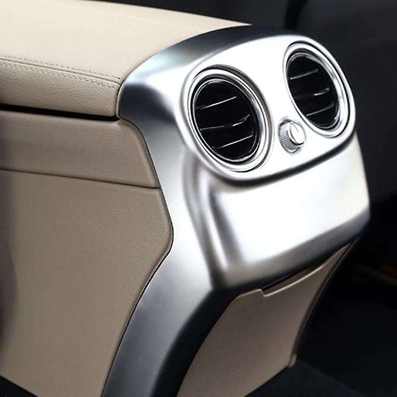 for C Class W205 C180 C200 2014-2018 Car Center Console Armrest Rear Air Outlet Vent Anti-Kick Cover