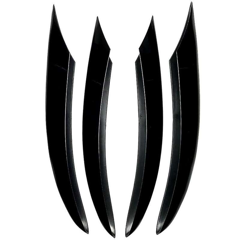 for C Class W205 C180L C260 C300 2019-2021 Air Intake Grille Strips Trim Car Accessories 4Pcs Black