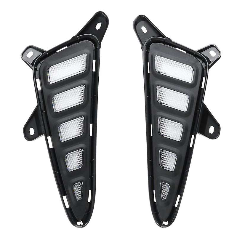 for C- Hatchback 18 19 White Orange Set Kit Drl Daylight Front Garnish(White Light)