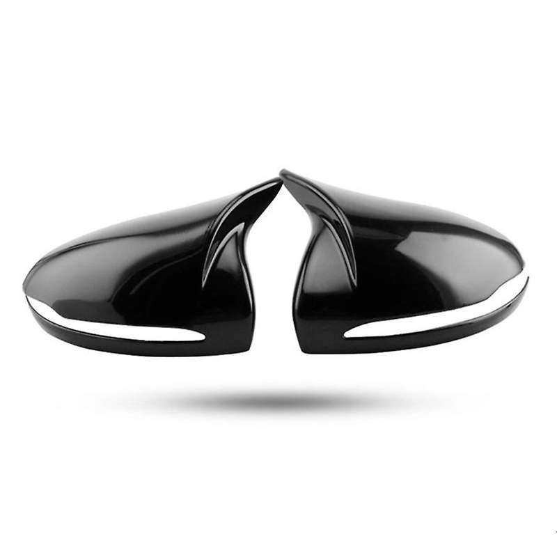 for C E Class W205 W213 GLC Rearview Mirror Frame Door Horn Covers Stickers Accessories(Black)